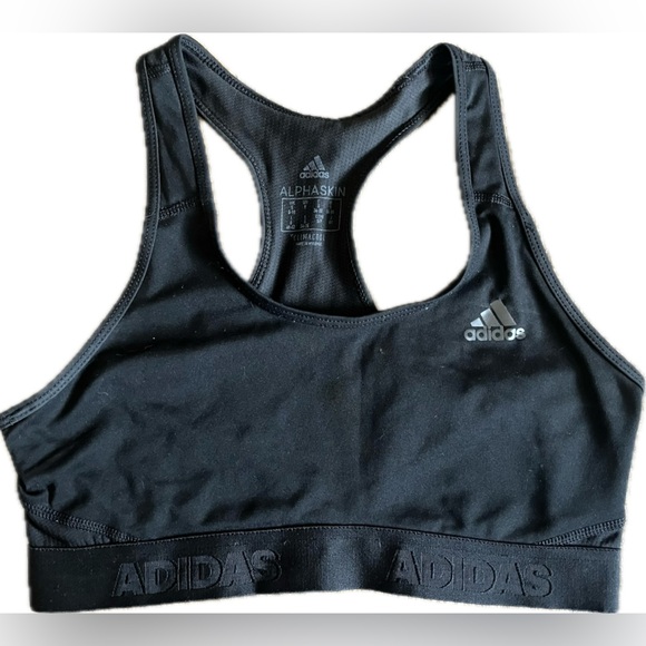 adidas Other - Adidas Black Racerback Alphaskin Climacool Sports Bra. Women’s size Small